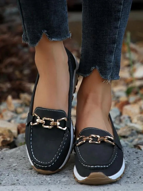 Women’s Slip On Comfort Support Walking Loafers