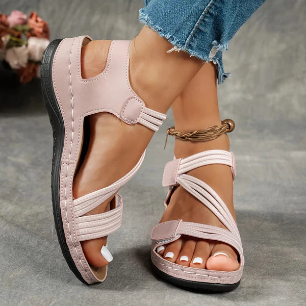 Women's Leather Supportive Fisherman Sandals