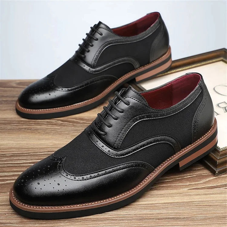 Men’s Two-Tone Brogue Oxfords