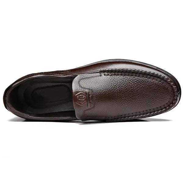 Men’s Leather-Look Slip-On Loafers – Classic Comfort Meets Everyday Elegance