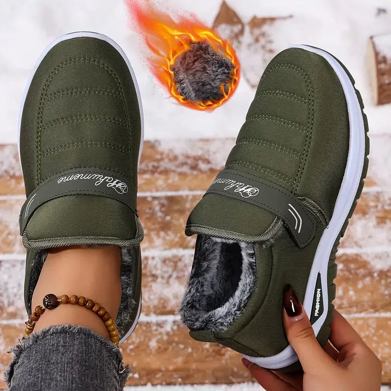 Women’s Non-Slip Winter Warm Slip-On Orthopaedic Trainers