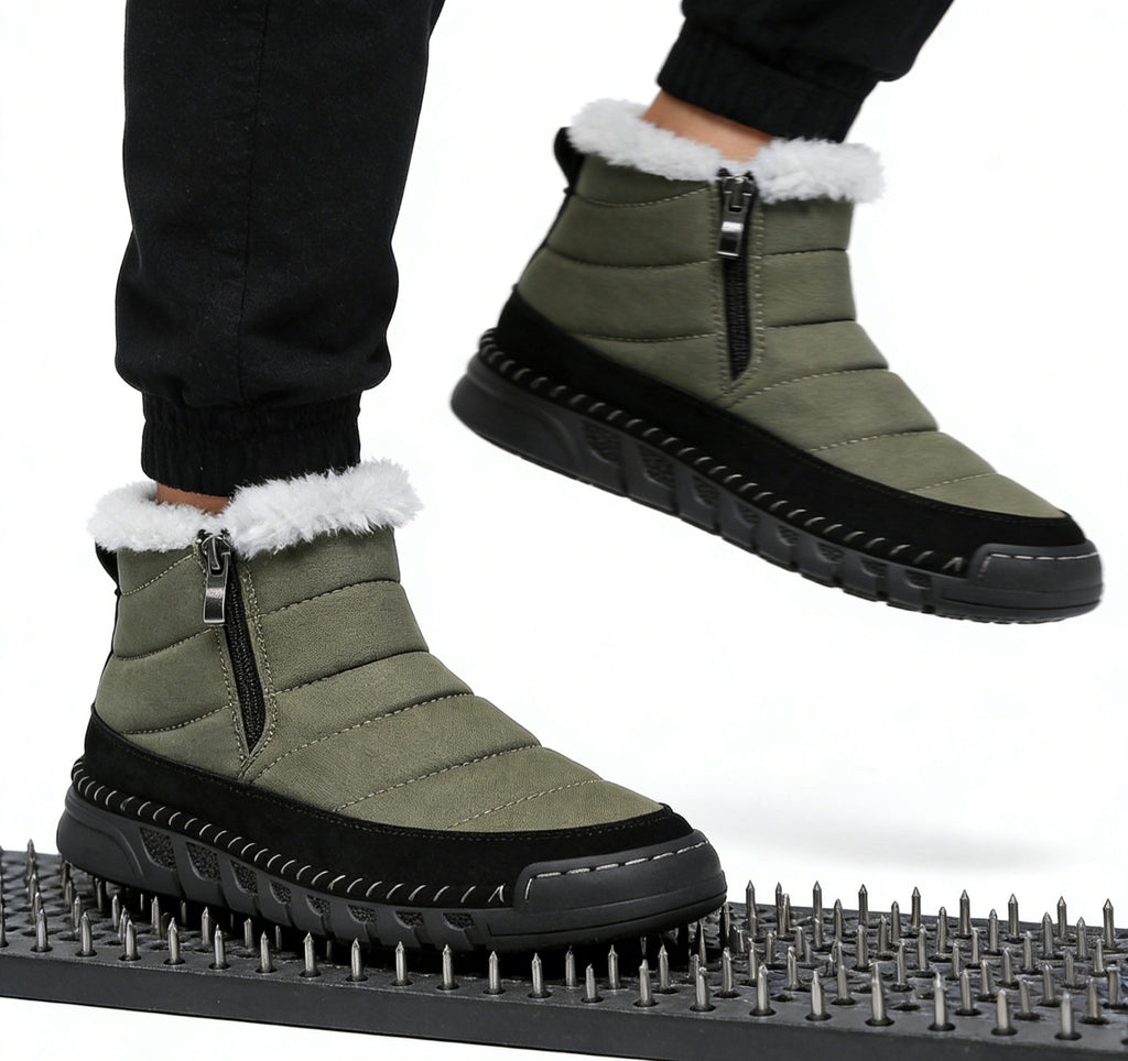 Men’s Zip Entry Insulated Protective Snow Boots