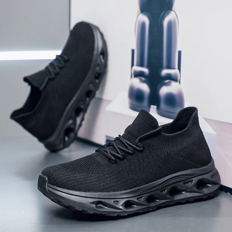 Men’s Wide Fit Slip-On Walking Trainers