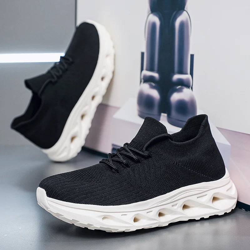 Men’s Wide Fit Slip-On Walking Trainers