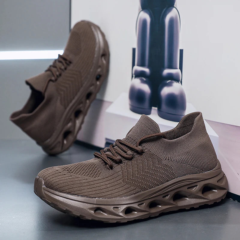 Men’s Wide Fit Slip-On Walking Trainers