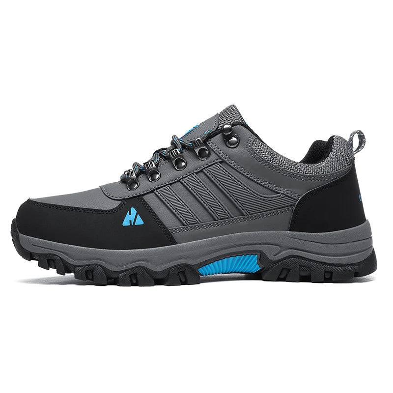 Men’s Leather Hiking & Outdoor Shoes – Orthopaedic Comfort, Non-Slip, Lightweight, Breathable, Durable 3 Years