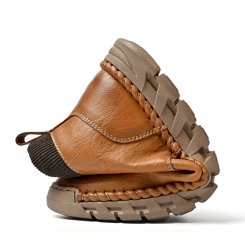 Men’s Waterproof Leather Winter Boots