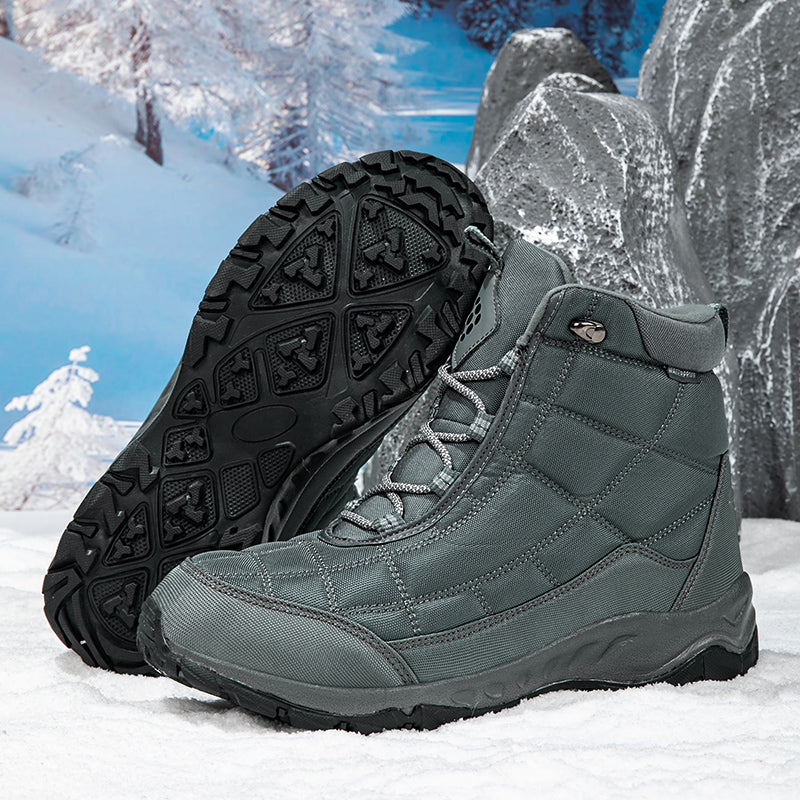 Men’s Waterproof Warm-Lined Wide Toe Hiking Boots