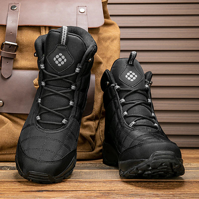 Men’s Waterproof Warm-Lined Wide Toe Hiking Boots