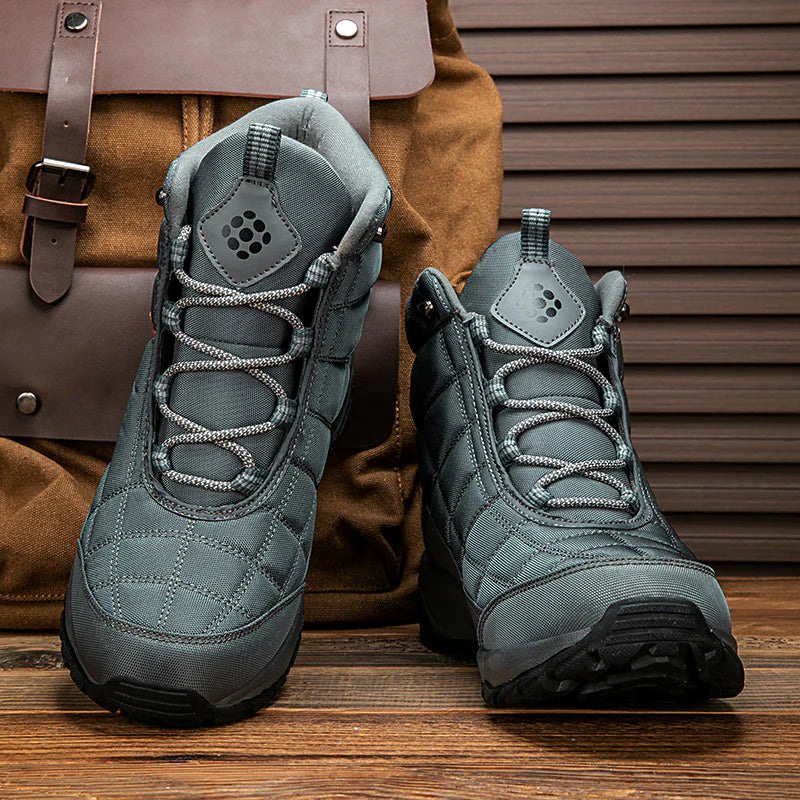 Men’s Waterproof Warm-Lined Wide Toe Hiking Boots