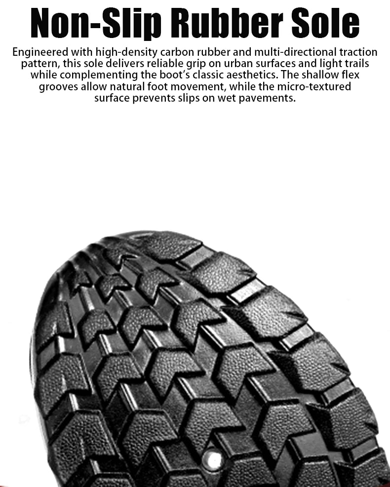 Men’s Splash-Resistant Non-Slip Safety Hiking Boots