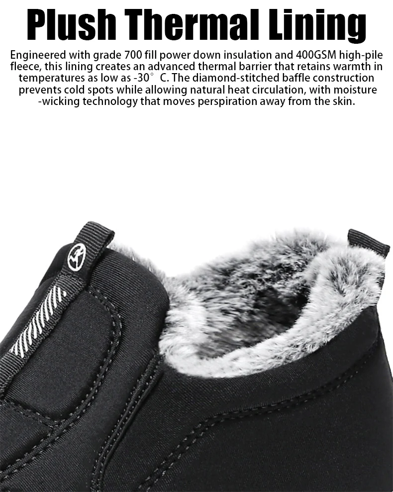 Men’s Splash-Resistant Non-Slip Safety Hiking Boots