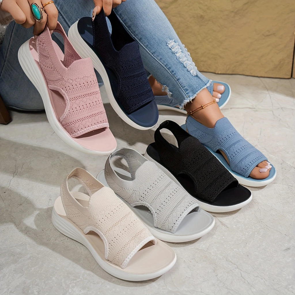 Women's Water Sport Sandals - Light Blue Slip-On
