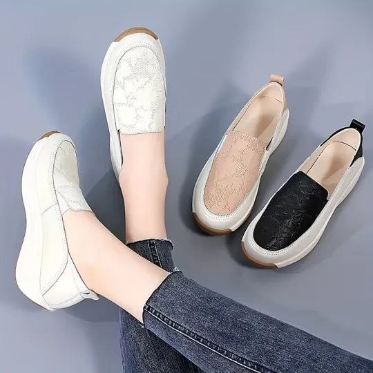 Women’s Breathable Orthotic Support Slip On Loafers