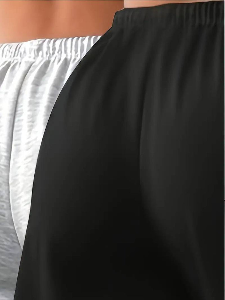 Women’s Wide-Leg Casual Drawstring Sports Trousers