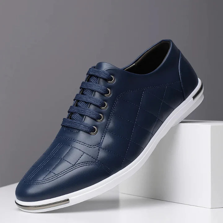 Men's Everyday Soft-Leather Comfort Trainers