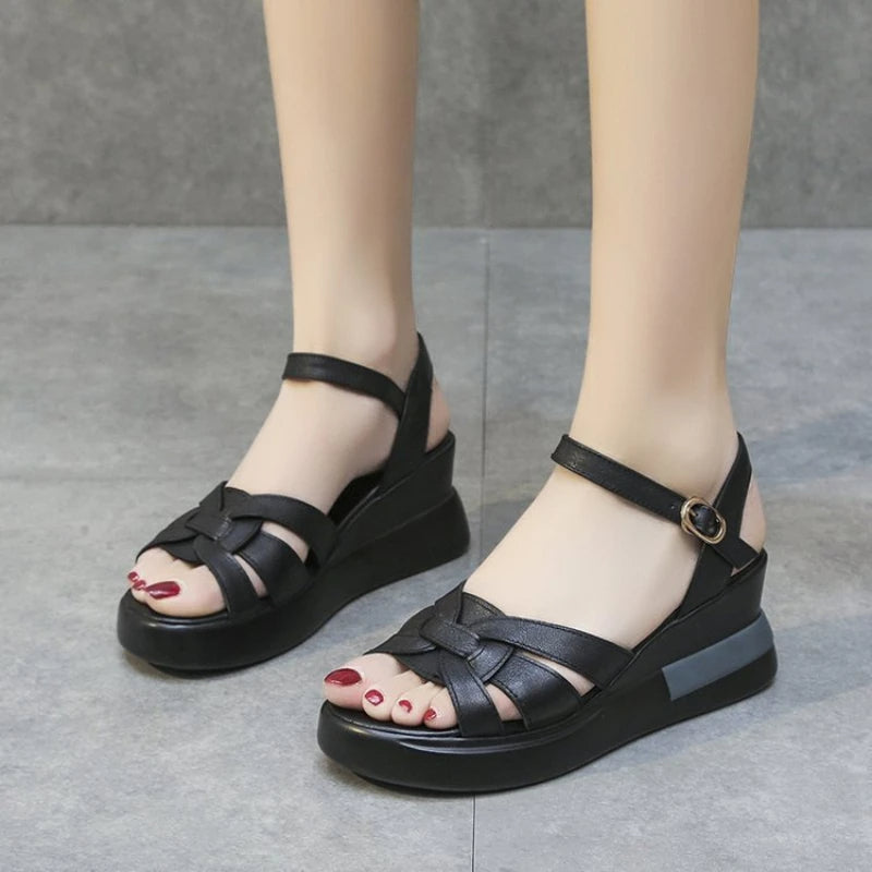 Minimalist Wedge Sandals for Women