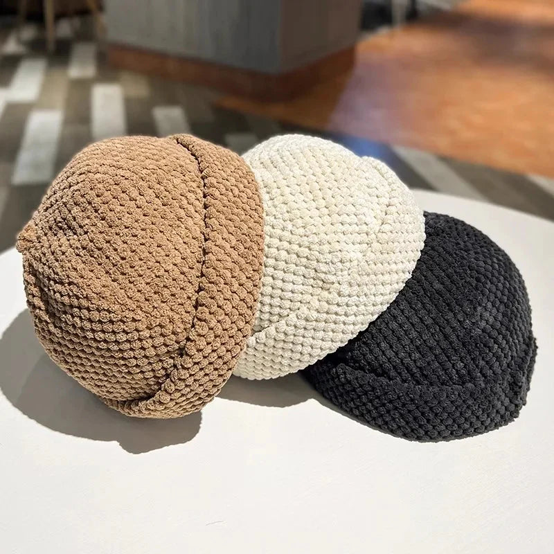 Unisex Bubble-Knit Structured Dome Cap