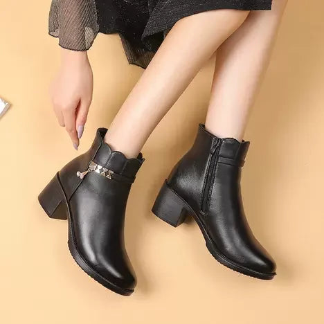Women’s Ortho-Support Non-Slip Platform Ankle Boots