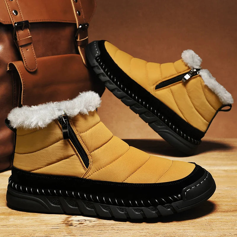 Men’s Zip Entry Insulated Protective Snow Boots