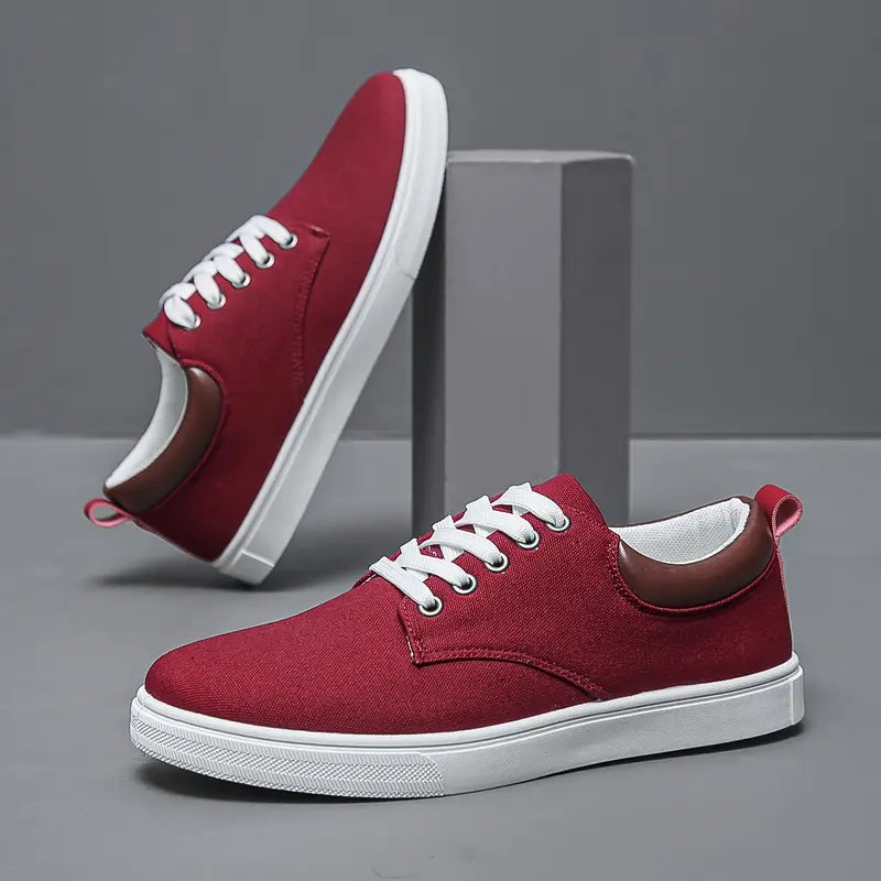 Men's Low Top Canvas Skate Shoes