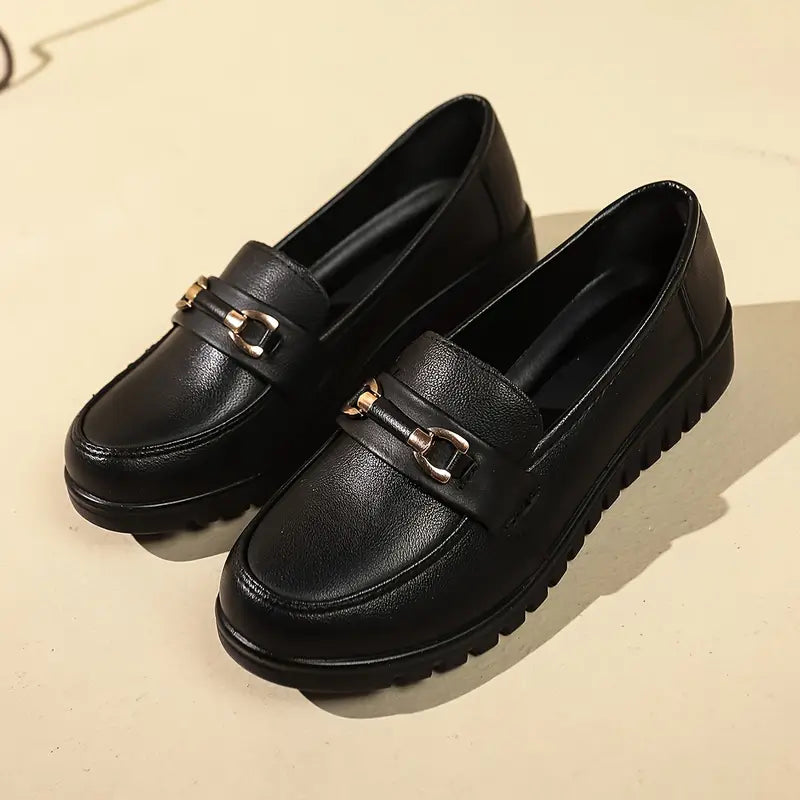 Women's Professional Slip-Resistant Slides – Supportive Work Flats