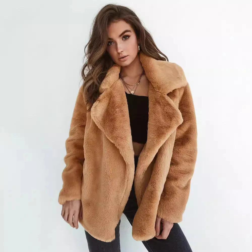 Women’s Plush Wool-Lined Fleece Jacket