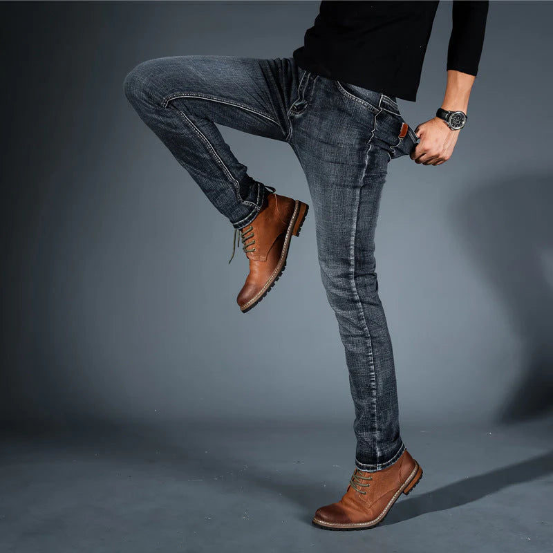 Men’s Premium 4-Way Stretch Tapered Jeans