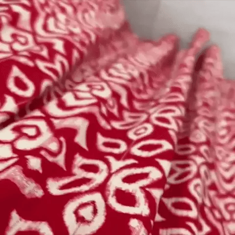 Women’s Flattering V Neck Printed Midi Dress