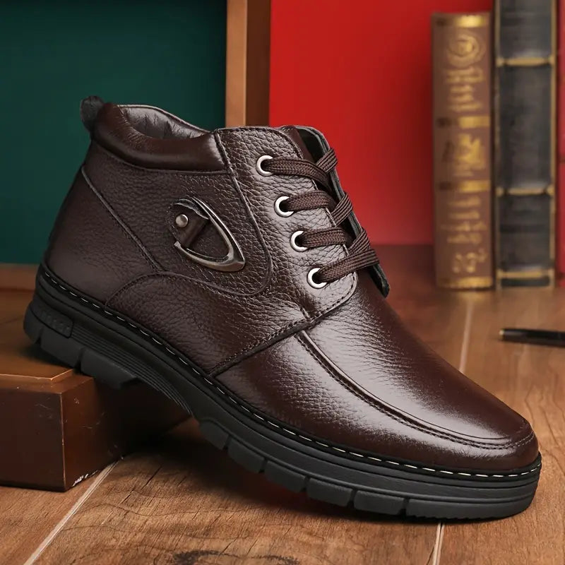 Men's Thermal Leather Winter Boots