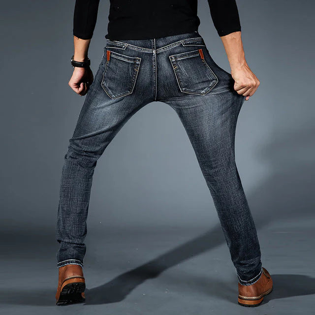 Men’s Premium 4-Way Stretch Tapered Jeans