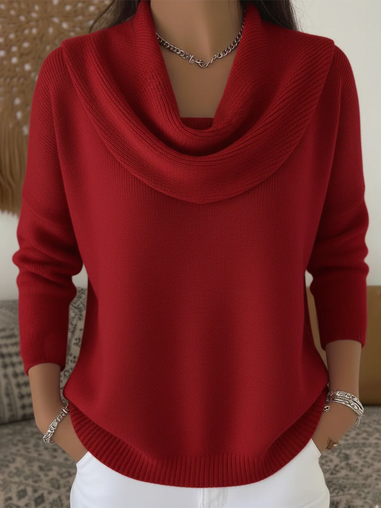 Women’s Soft and Elegant Ruffle Collar Top