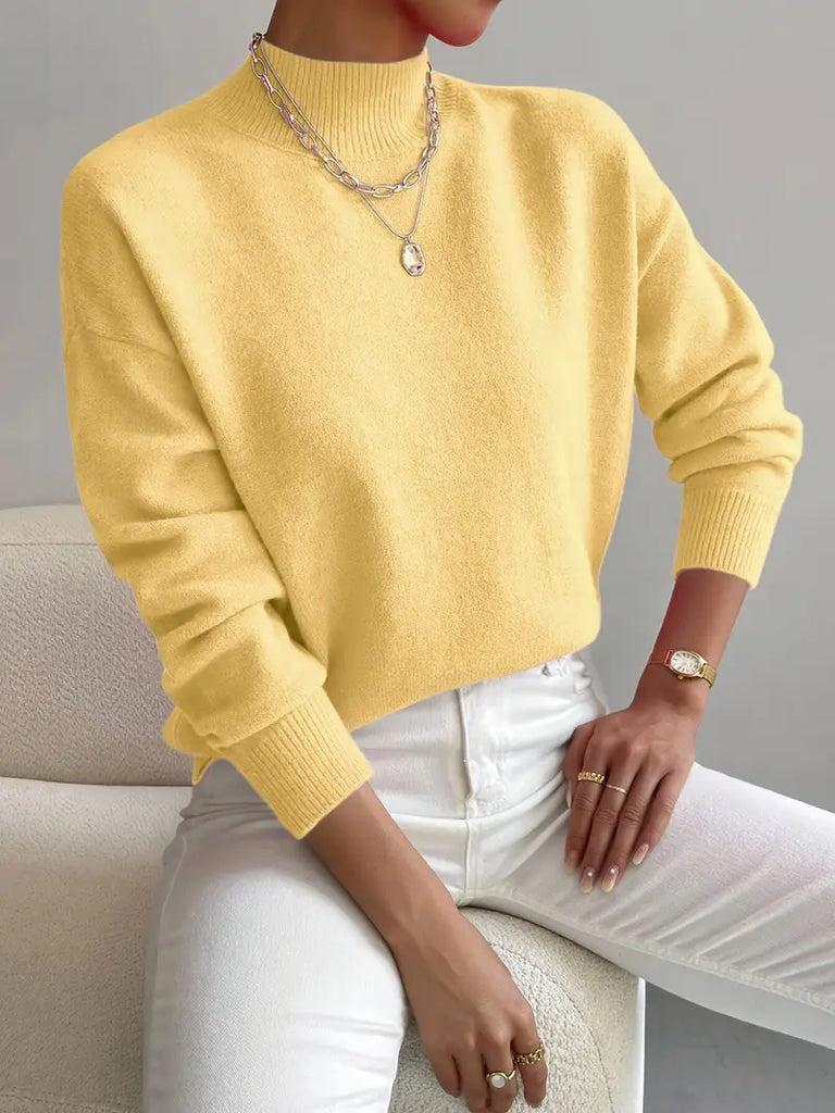 Women's Comfortable High Neck Sweater