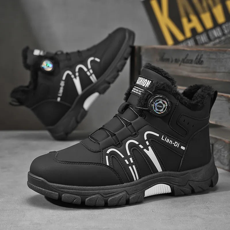 Men’s Waterproof Orthotic Grip Winter Work Trainers