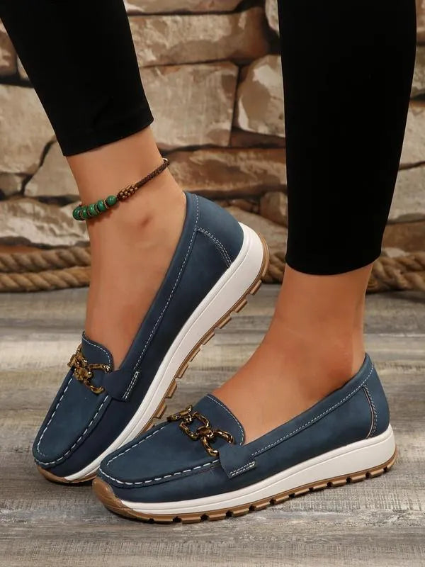 Women’s Slip On Comfort Support Walking Loafers