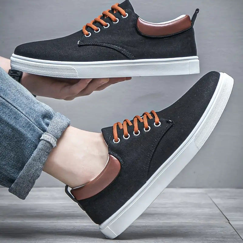 Men's Low Top Canvas Skate Shoes