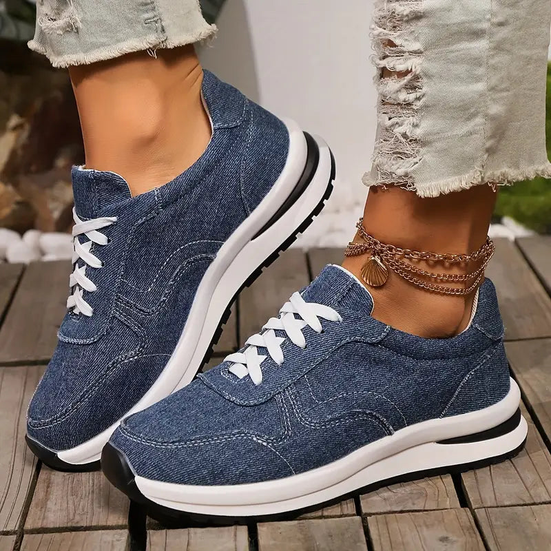 Elegant Women's Canvas Sneakers