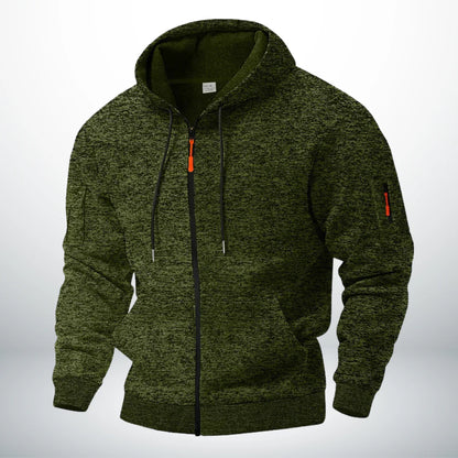 Men’s Thermal Zip-Up Fleece Outdoor Jacket