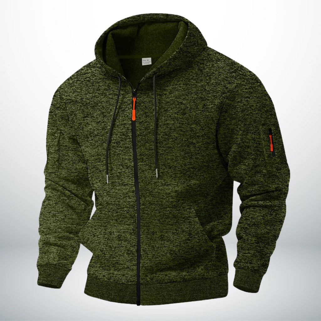 Men’s Thermal Zip-Up Fleece Outdoor Jacket