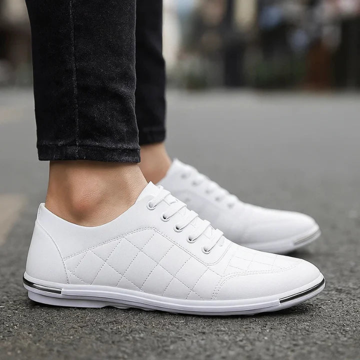 Men's Everyday Soft-Leather Comfort Trainers