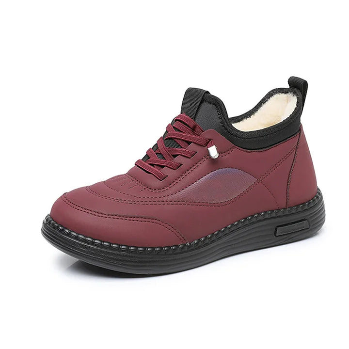 Women's winter shoes with soft sole and plush lining