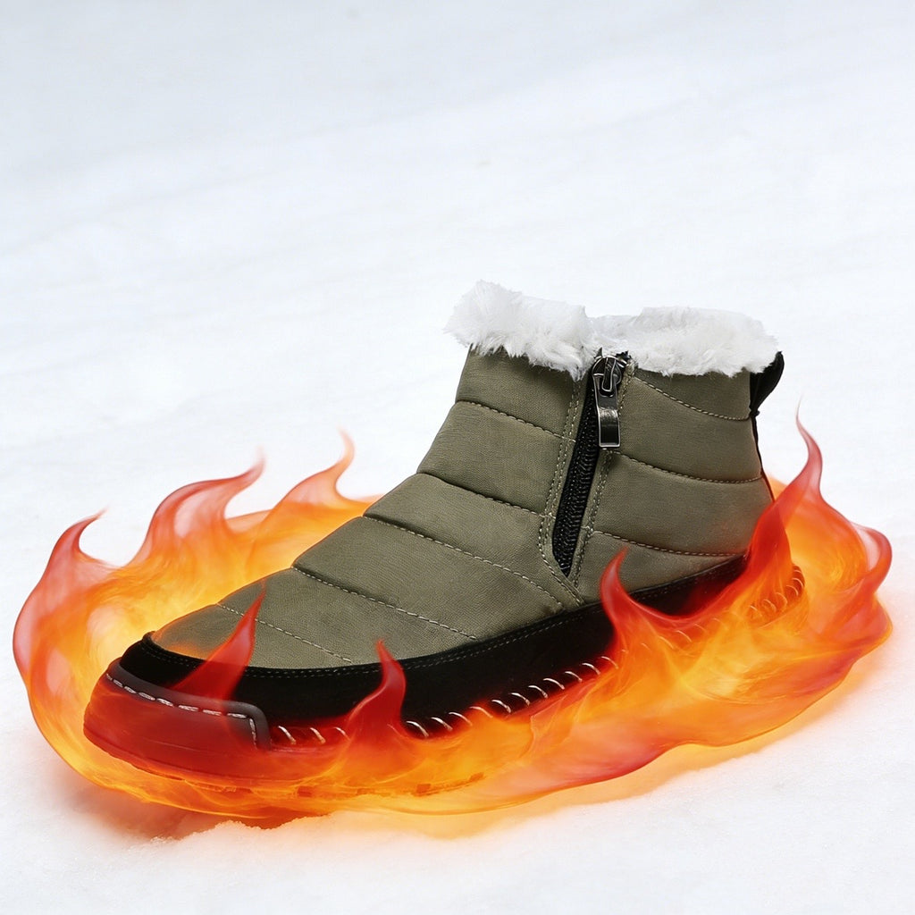 Men’s Zip Entry Insulated Protective Snow Boots