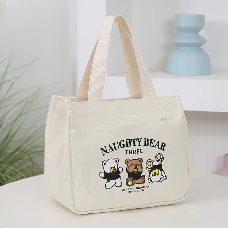 Naughty Bear Canvas Tote Bag