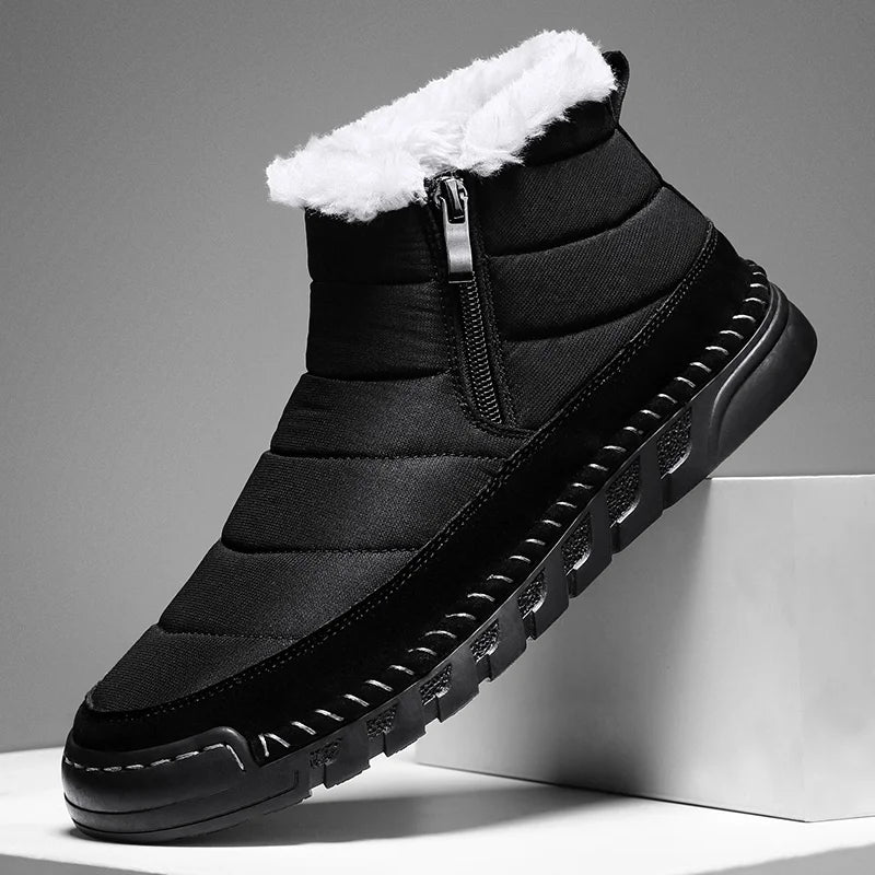 Men’s Zip Entry Insulated Protective Snow Boots
