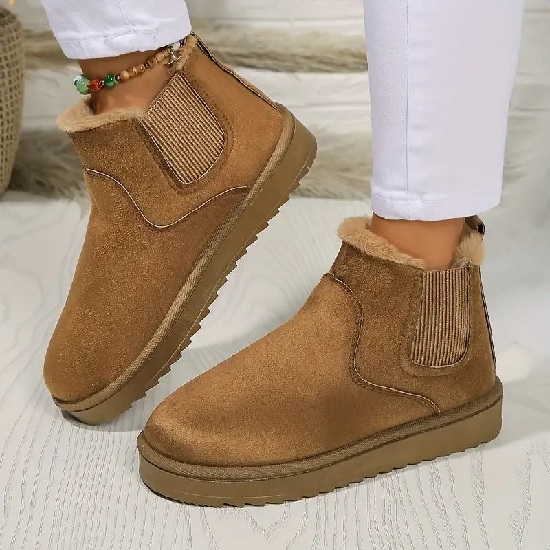 Women's Solid Colour Short Boots