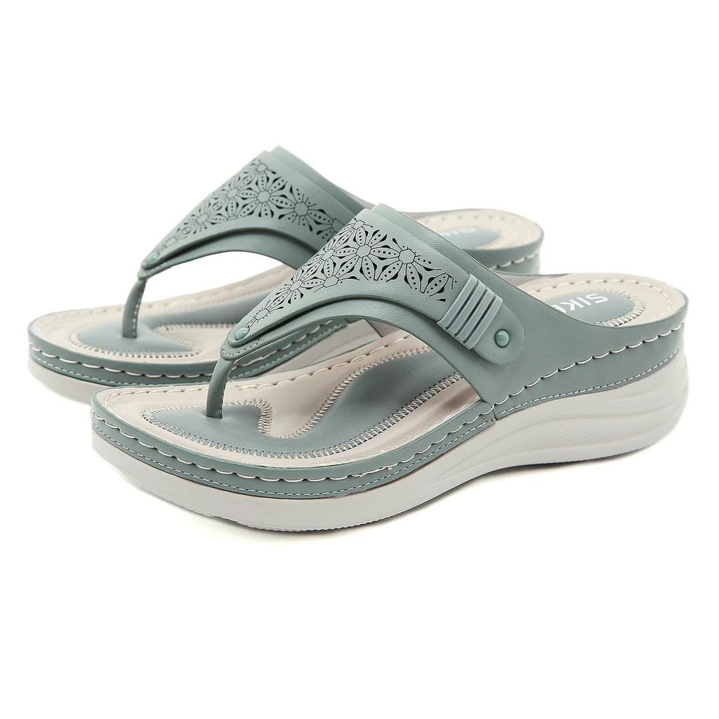 Comfy Wedge Slides - Arch Support Flip Flops