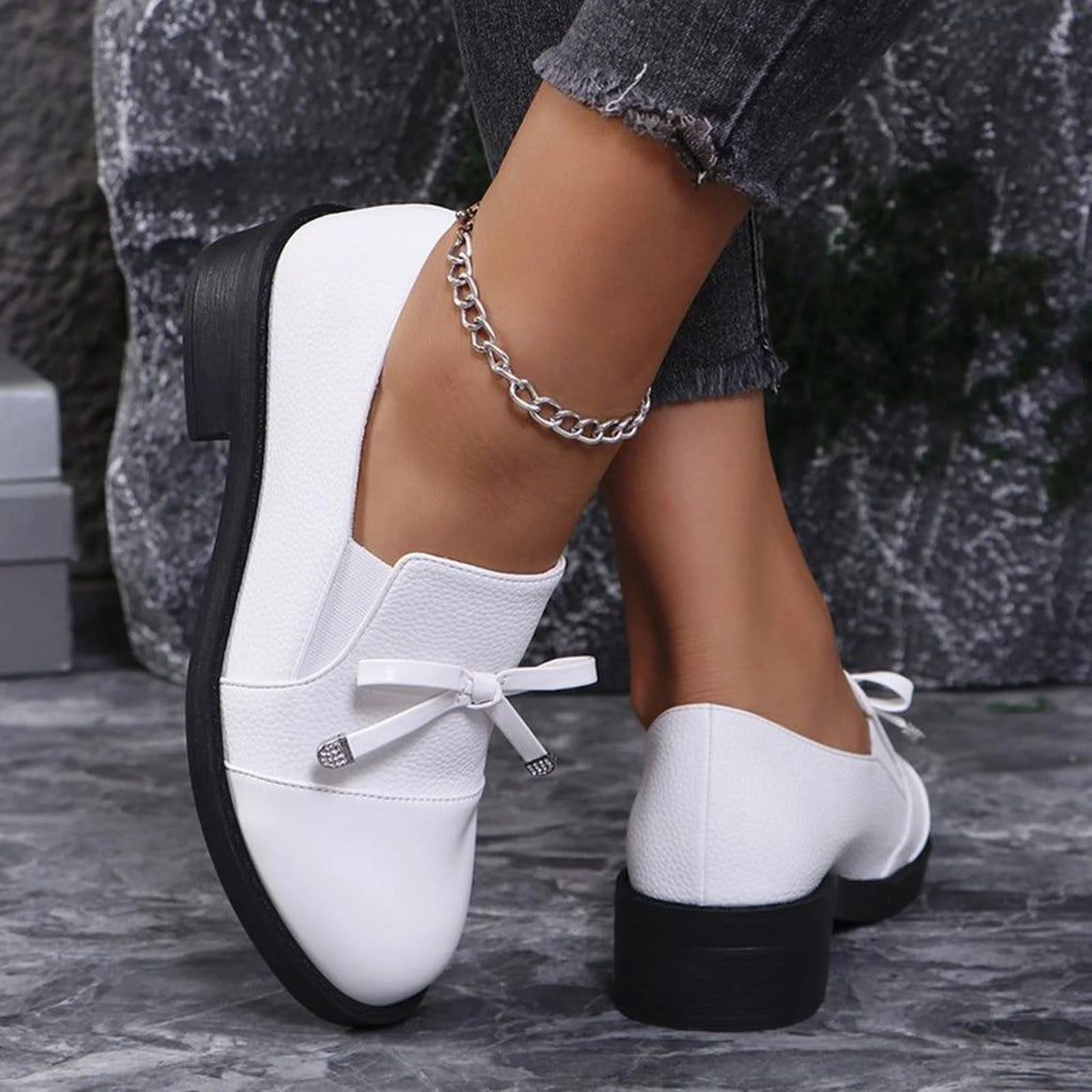 Suede velvet moccasins