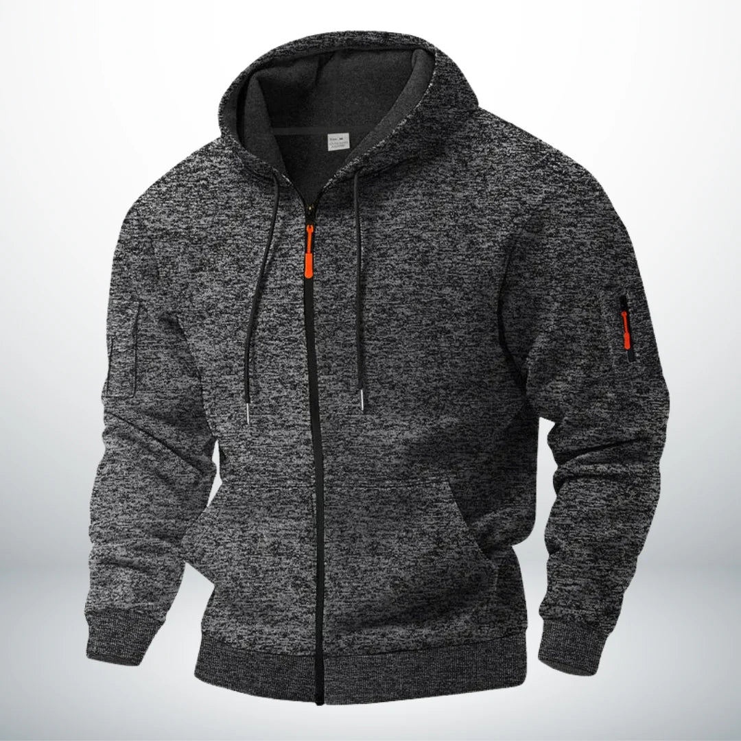 Men’s Thermal Zip-Up Fleece Outdoor Jacket