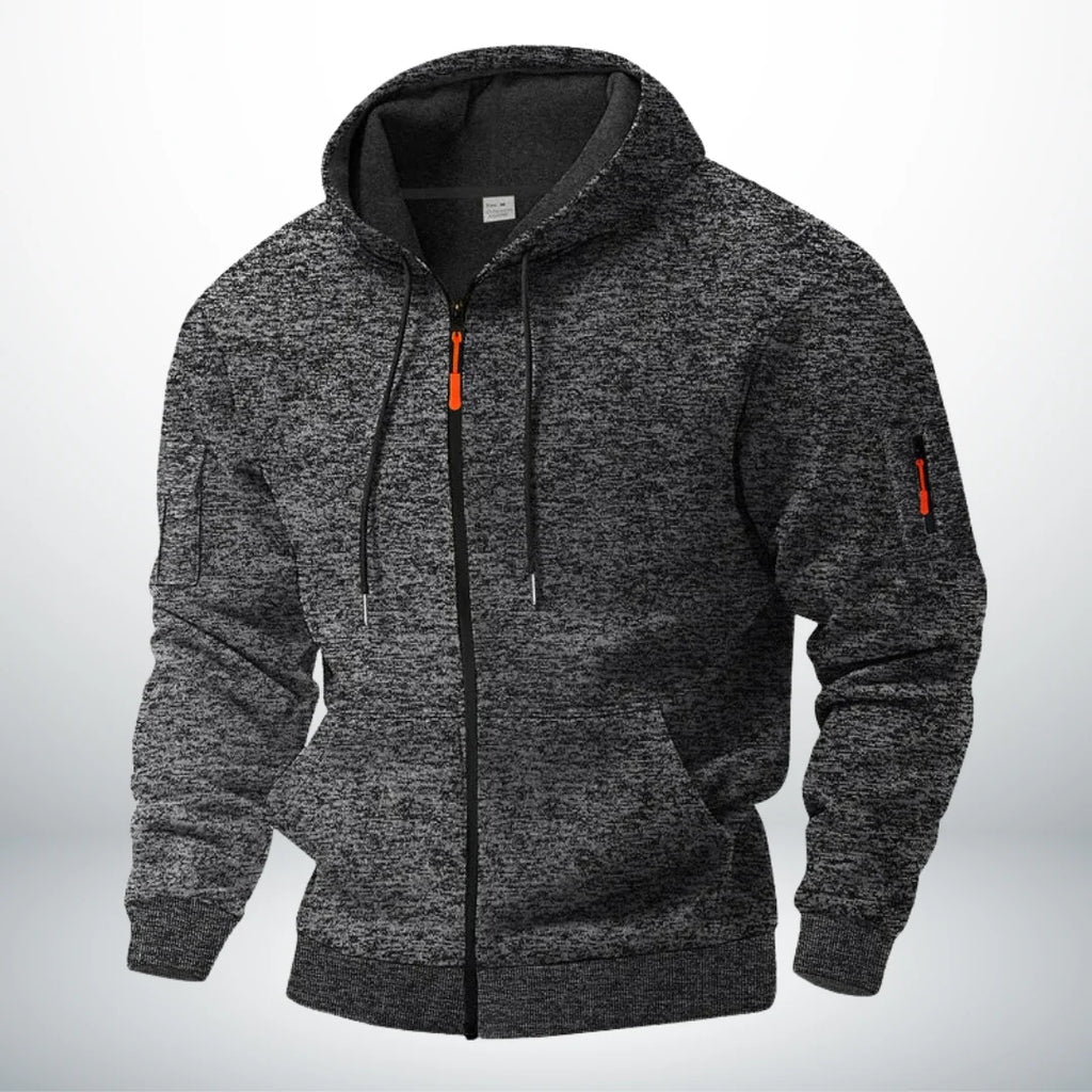 Men’s Thermal Zip-Up Fleece Outdoor Jacket
