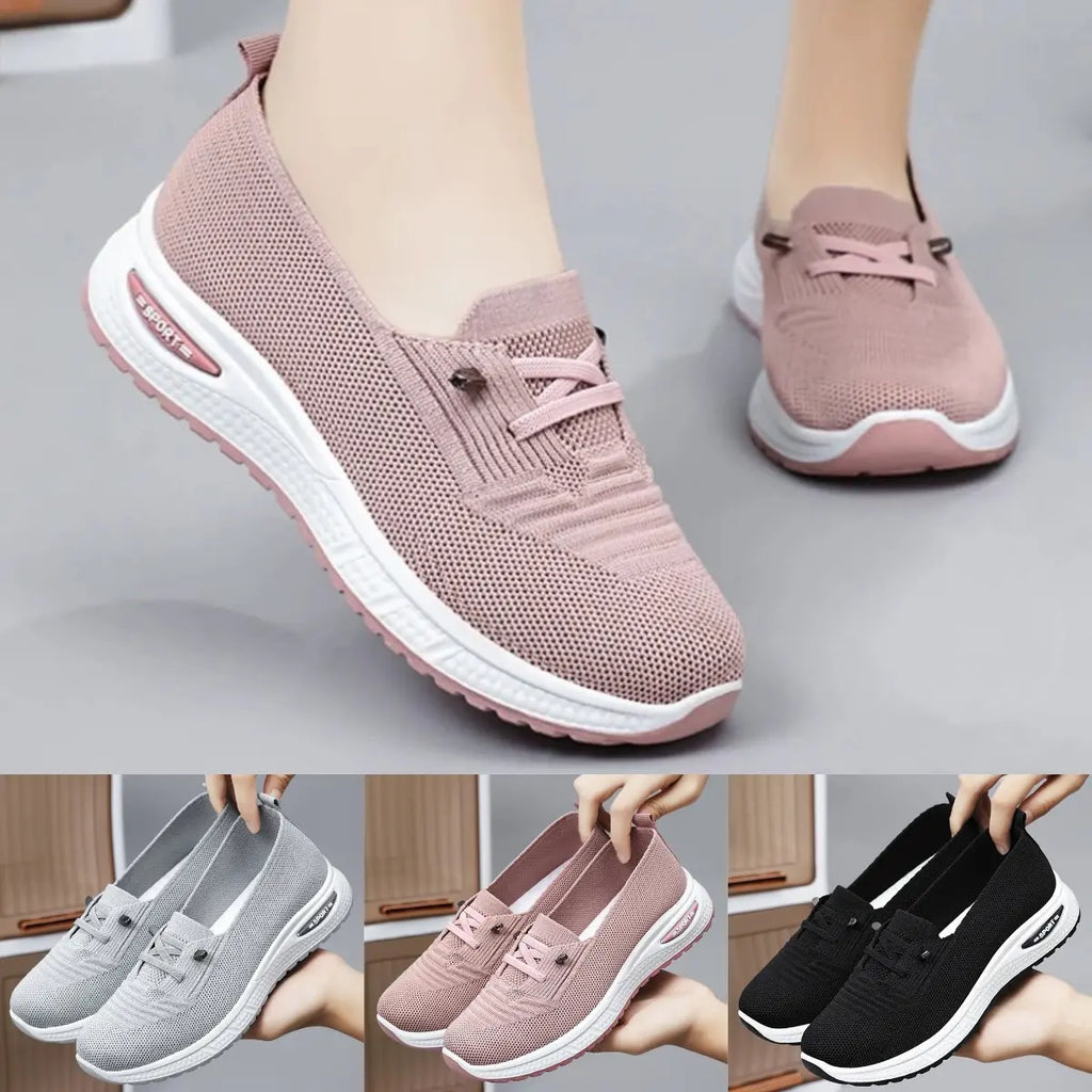 Women's Casual Walking Sneaker With Shallow Mouth